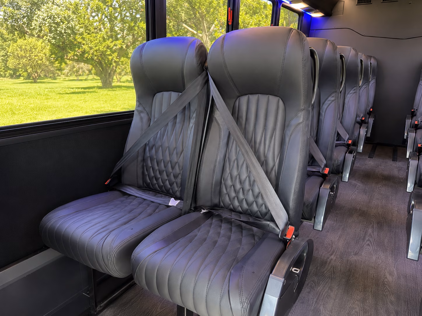 lakewood 18 passenger minibus inside