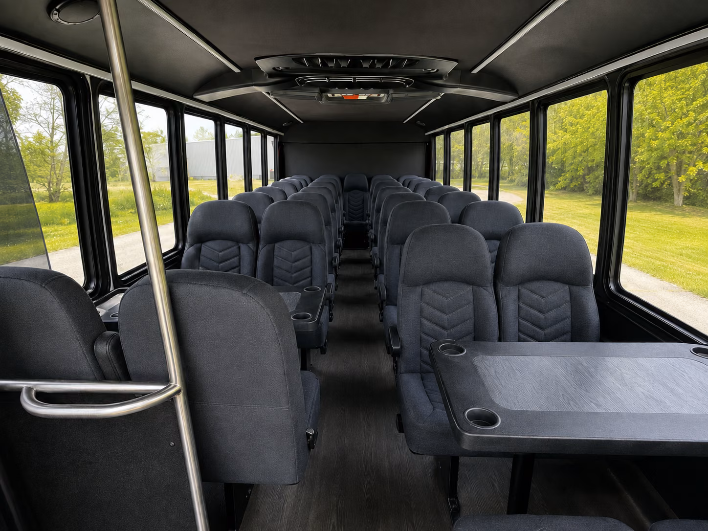 lakewood 18 passenger minibus interior