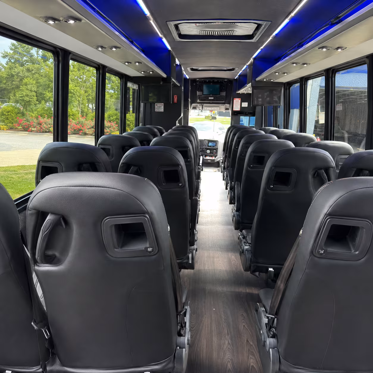 lakewood 28 passenger minibus inside