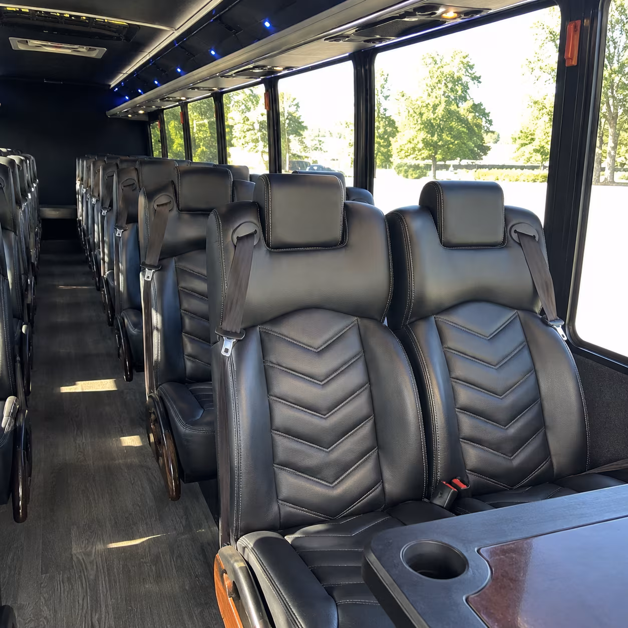 lakewood 35 passenger minibus inside