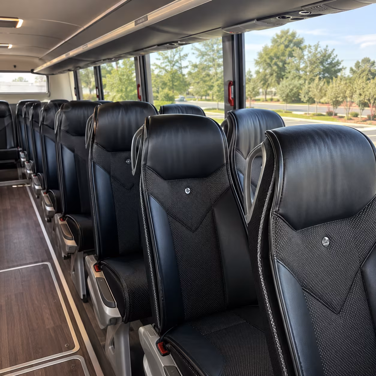 lakewood charter bus inside