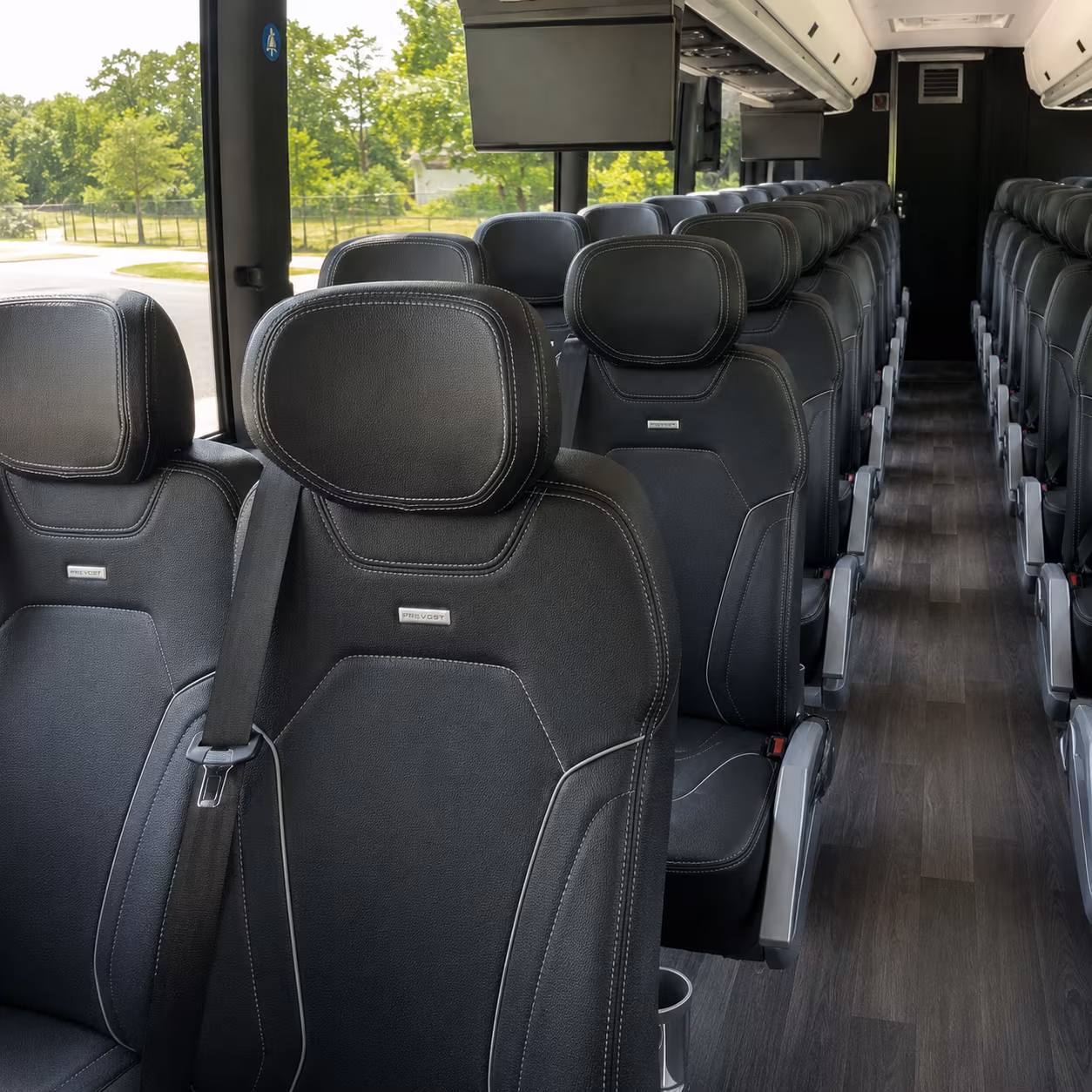 lakewood charter bus interior