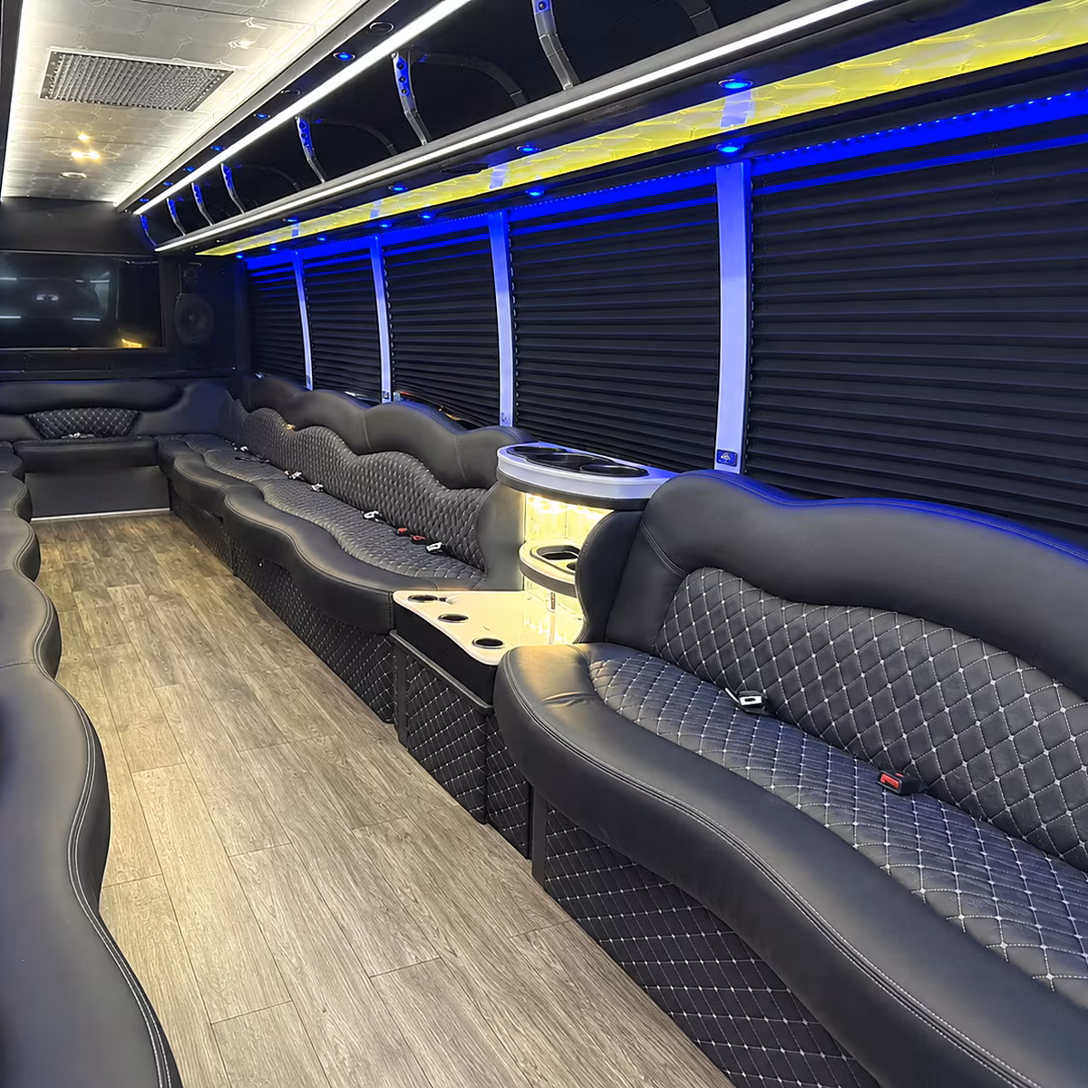 lakewood party bus inside