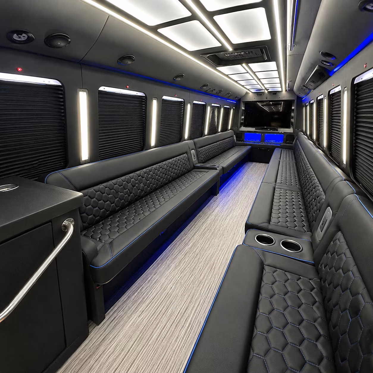 lakewood party bus interior