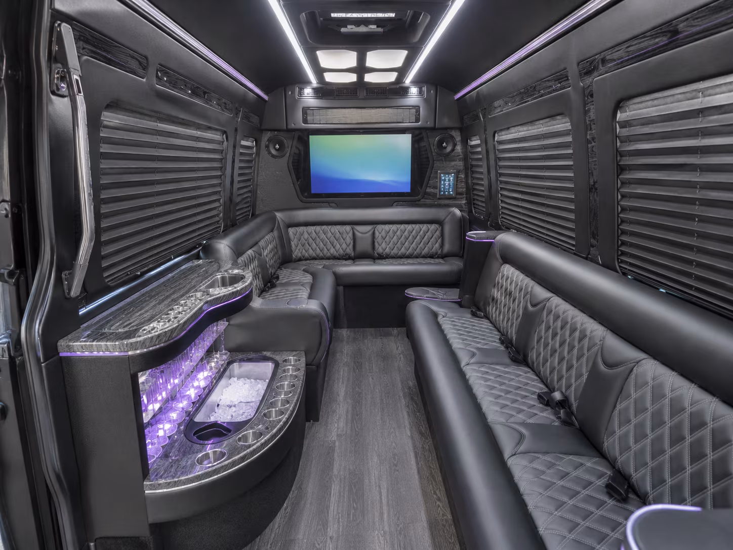 sprinter vans and small group wedding bus rentals in lakewood